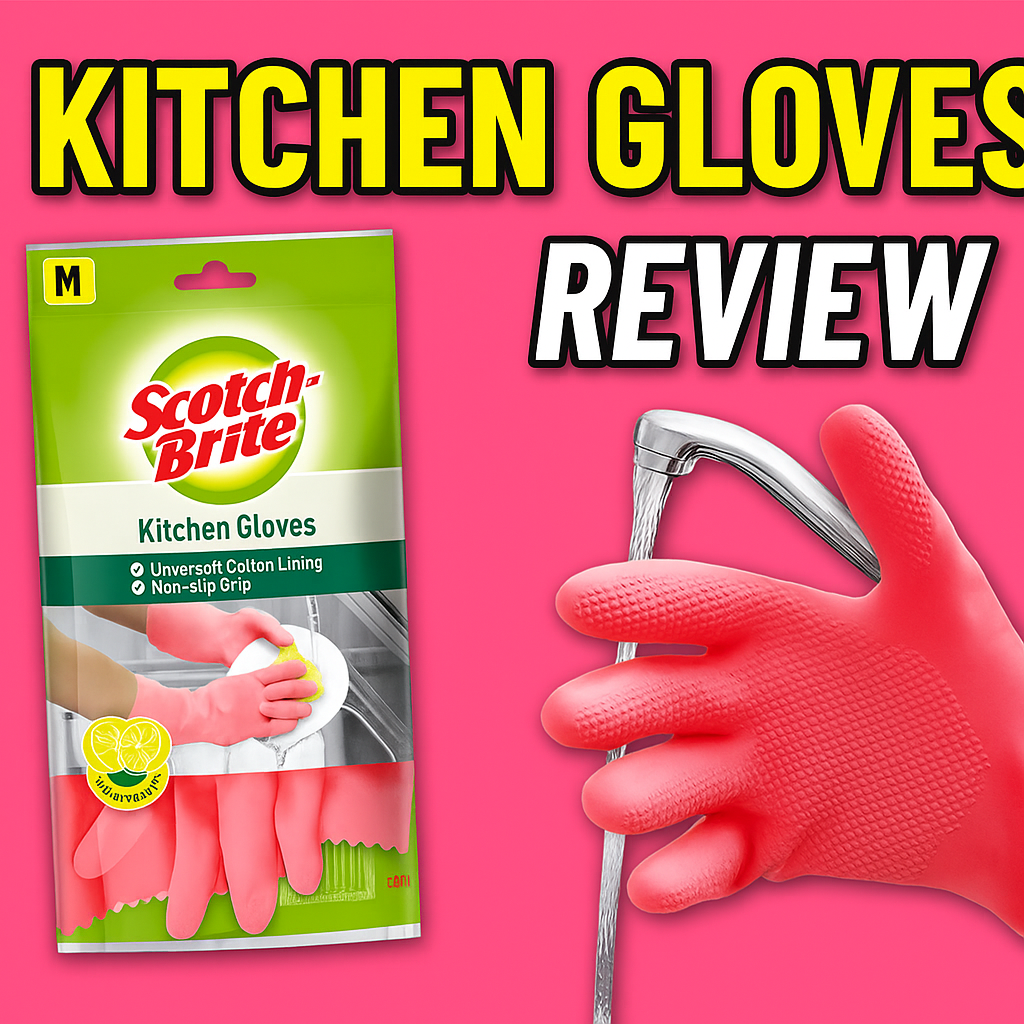 Discover why Scotch-Brite ® Rubber Kitchen Gloves Medium are India’s most trusted cleaning gloves. Learn benefits, features, usage tips & FAQs in this detailed review.
