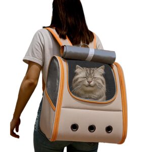 Halo Pet Carrier Bag| Breathable Ventilation, Lightweight Travel Carrier for Small Dogs & Cats| Comfortable & Secure Transport| Upto 7 kgs