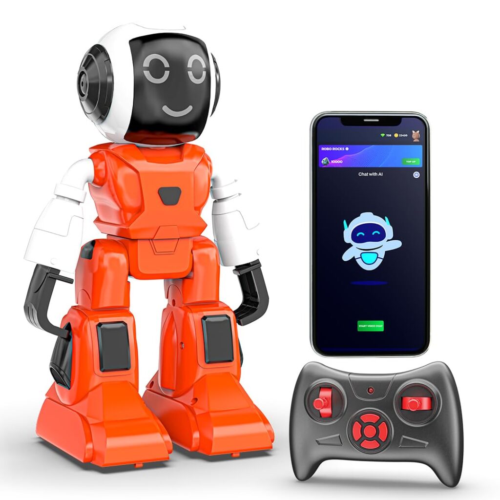 Dive into our detailed review of the Mirana Moonwalker, a smart interactive Chat-GPT AI robot toy for kids that combines AR games, Bluetooth speakers, and educational fun. Perfect for boys and girls aged 2+, this rechargeable robot boosts STEM learning and makes the best gift!