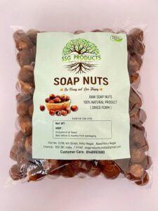 Discover how Natural Organic Whole Dried Raw Soap Nuts (Reetha) reduce hair fall, fight dandruff, and give naturally shiny hair—without chemicals.