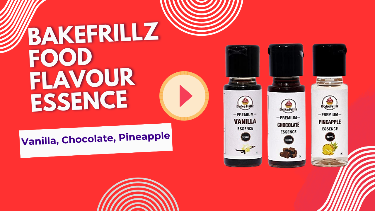Bakefrillz Food Flavour Essence Review: Vanilla, Chocolate & Pineapple flavours in one pack. Bakery-style taste at just ₹240. Worth buying?