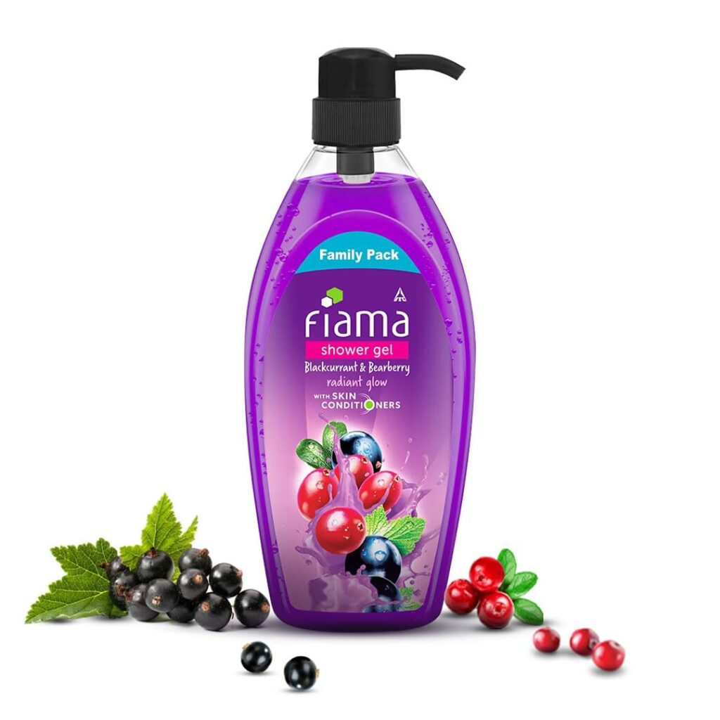 Get radiant, youthful skin with Fiama Blackcurrant & Bearberry Body Wash. Moisture-lock formula for soft, smooth, glowing skin. 895ml family pack.