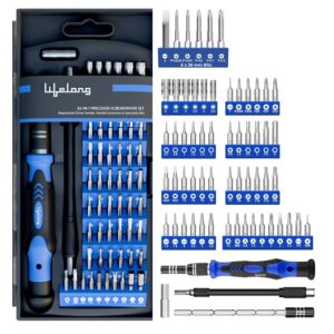 Repair mobiles, laptops, watches & electronics easily with Lifelong 62 in 1 magnetic precision screwdriver set with flexible shaft & 58 bits.
