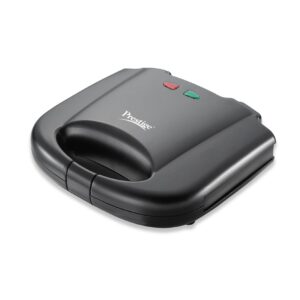 Looking for a powerful and easy-to-clean sandwich maker? Read this detailed review of the Prestige PGMFB 800 Watt Grill Sandwich Toaster with non-stick plates, auto cut-off, and 1-year warranty.