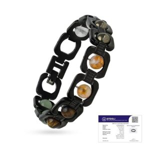 Activate wealth and success energy with this powerful Dhan Yog Bracelet made from Pyrite, Citrine, Tiger Eye, Quartz & Aventurine. Attract money, boost confidence & remove financial blockages naturally.