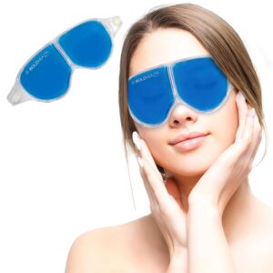 Reduce dark circles, puffy eyes, migraines, and eye strain with this cooling gel eye mask. Reusable eye patches provide instant relaxation, improve sleep, and relieve stress. Perfect for men and women.
