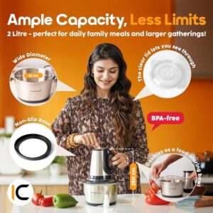 Save time in the kitchen with InstaCuppa Electric Chopper! Chop, mince, grate & whisk effortlessly with one-touch operation. Perfect kitchen gadget for busy moms & fast meal prep.