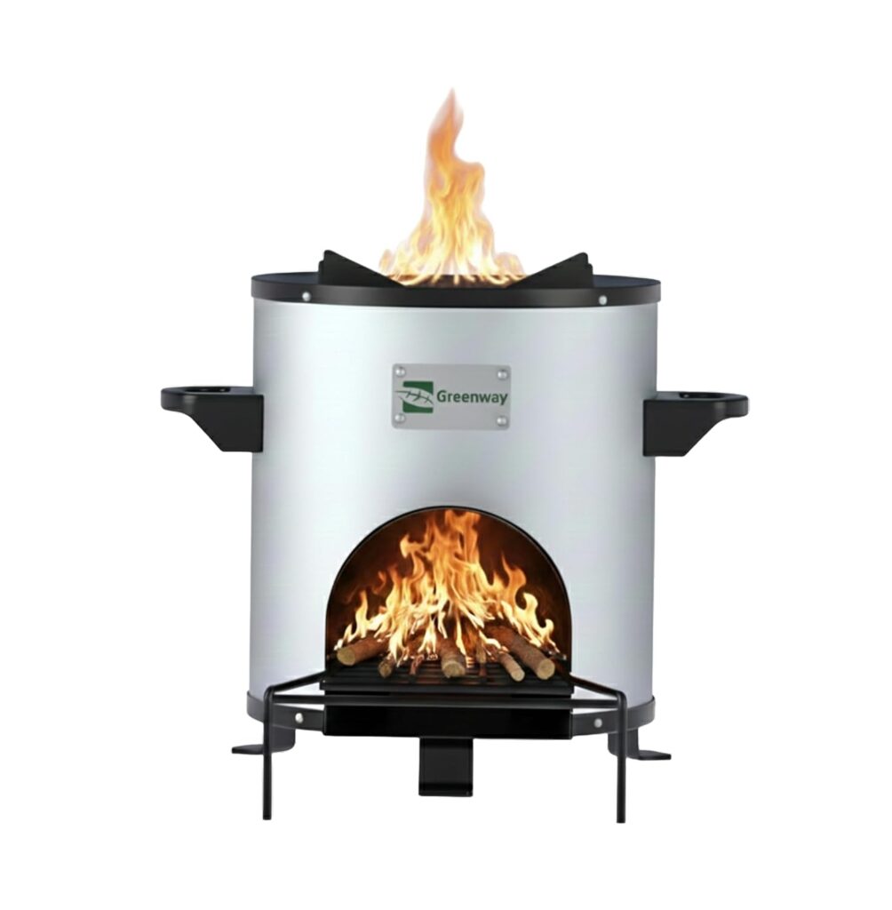 Upgrade your traditional chulha with the Greenway Smart Stove. This smokeless wood stove saves up to 65% fuel, reduces smoke by 70%, and works without gas or electricity. Perfect eco-friendly cooking solution for Indian homes.