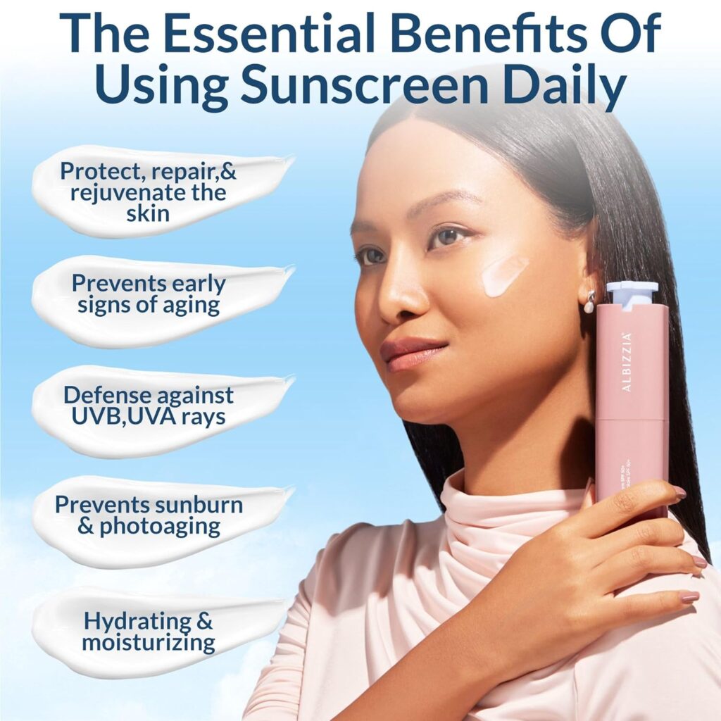 Looking for a non-sticky SPF 50 sunscreen? Discover why Albizzia Broad Spectrum Sunscreen SPF 50+ PA++++ with Hyaluronic Acid is becoming a daily skincare essential for men and women.