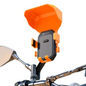 Discover why the Portronics Mobike 5 Plus Mirror Mount Mobile Holder is perfect for riders. Features sunshade, rain protection, 360° rotation & strong grip for safe navigation.